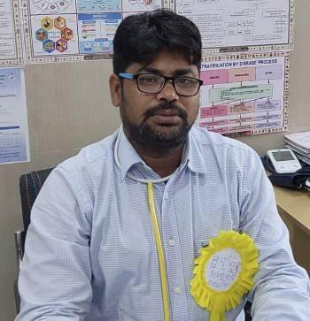 ସ୍ଥାୟୀ ନିଯୁକ୍ତି ଦାବିରେ ହଳଦିଆ ବ୍ୟାଚ ପିନ୍ଦିଲେ ଏନ ଏଚ ଏମ କର୍ମଚାରୀ