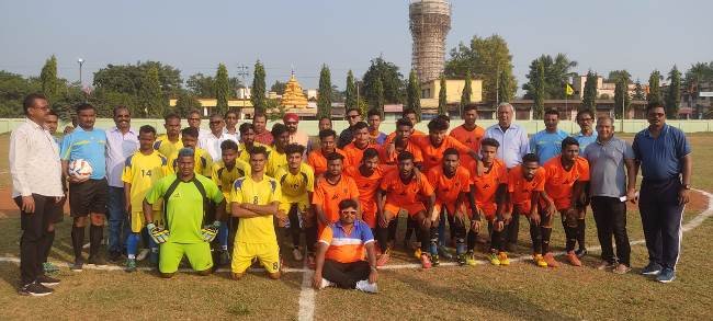 ପଦ୍ମଚରଣ ସାମନ୍ତସିଂହାର ଫୁଟବଲ ଏନଏ ଏ ୩- ୦ ଗୋଲରେ ବିଜୟୀ