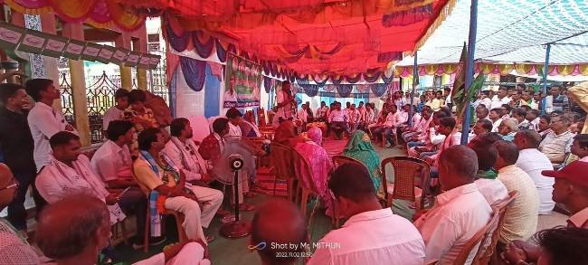 ବଡ଼ବୋରସିଙ୍ଗି ପଞ୍ଚାୟତ ରେ ବିଜେଡ଼ି ର ପଦଯାତ୍ରା, ଶହ ଶହ ମହିଳା କର୍ମୀ ସାମିଲ