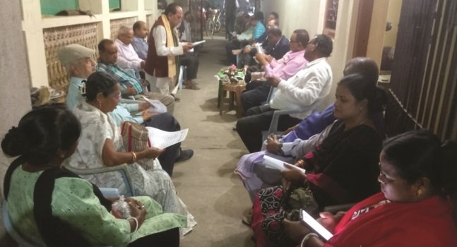 ବରିଷ୍ଠ ସଦସ୍ୟ ପଦ୍ମଲୋଚନ ଦତ୍ତଙ୍କୁ ସମ୍ବର୍ଦ୍ଧନା