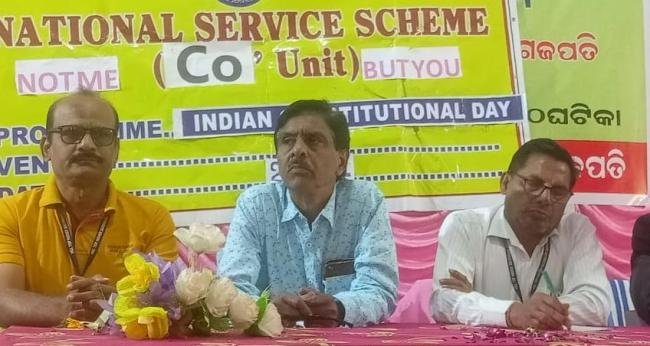 ହିଲଟପ ଉଚ୍ଚ ମାଧ୍ଯମିକ ବିଦ୍ୟାଳୟରେ ସମ୍ବିଧାନ ପ୍ରଣୟନ ଦିବସ ପାଳିତ