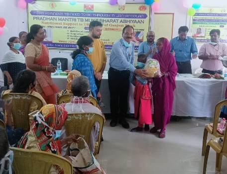 ଗ୍ରାସୀମ ଇଣ୍ଡୋଷ୍ଟିଜ ପକ୍ଷରୁ ଗଞ୍ଜାମ ବ୍ଳକର ଯକ୍ଷ୍ମା ରୋଗୀଙ୍କୁ ପୋଷଣଯୁକ୍ତ ଖାଦ୍ୟ ଯୋଗଣର ଶୁଭାରମ୍ଭ