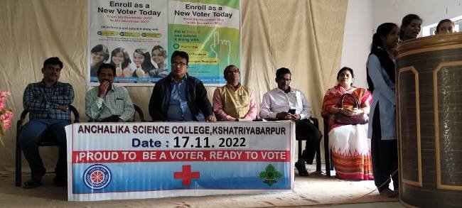 କ୍ଷତ୍ରୀୟ ବରପୁର କଲେଜ୍ ରେ ଭୋଟର ପଞ୍ଜୀକରଣ ସଚେତନତା