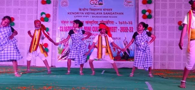 କେନ୍ଦ୍ରୀୟ ବିଦ୍ୟାଳୟରେ କ୍ଲଷ୍ଟର ସ୍ତରୀୟ ଲଘୁ ସାଂସ୍କୃତିକ ପ୍ରତିଯୋଗିତା
