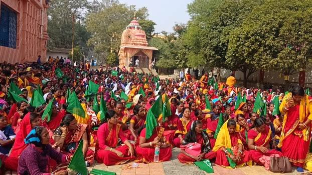 ଅଲ ଓଡିଶା ଅଙ୍ଗନୱାଡି କର୍ମୀ ଓ ସହାୟିକା ମୟୂରଭଂଜ ପକ୍ଷରୁ ରାଇରଙ୍ଗପୁରରେ ଜିଲ୍ଲା ସ୍ତରୀୟ ସମ୍ମିଳନୀ
