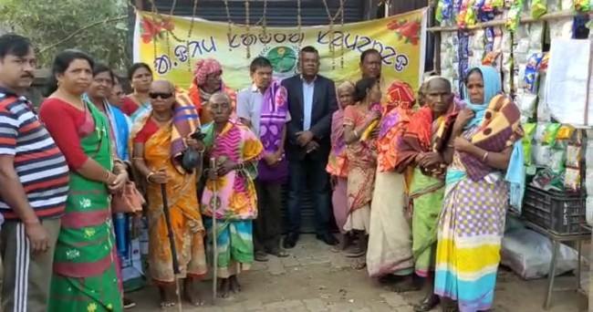 'ଆଦିମ ସାଉଁତା ସେମଲେଦ ସଂଗଠନ 'ତରଫରୁ କମ୍ବଳ ବଣ୍ଟନ କାର୍ଯ୍ୟକ୍ରମ