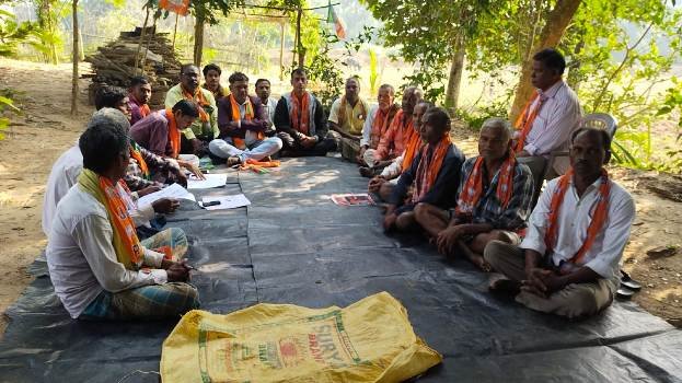 କଳାପାଞ୍ଚଣ ପଞ୍ଚାୟତ ରେ ବିଜେପି ର ବୈଠକ ଅନୁଷ୍ଠି