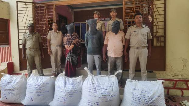 ଗଞ୍ଜେଇ ଚୋରାଚାଲାଣ ବେଳେ ମହିଳା ସମେତ ୨ ଯୁବକ ଗିରଫ