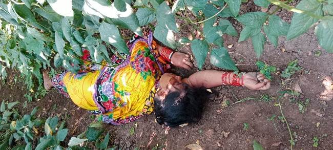 ବର୍ବରତା ସ୍ତ୍ରୀ କୁ ହତ୍ୟା କରି ବିଲରେ ଫିଙ୍ଗିଲା ସ୍ଵାମୀ