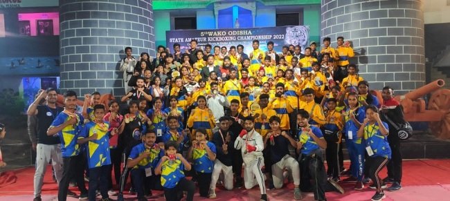 ଓଡିଶା ରାଜ୍ୟ କିକ୍ ବକ୍ସିଂ ଚମ୍ପିୟନସିପରେ ଓମ ପ୍ରକାଶଙ୍କୁ ରୈାପ୍ୟ ପଦକ