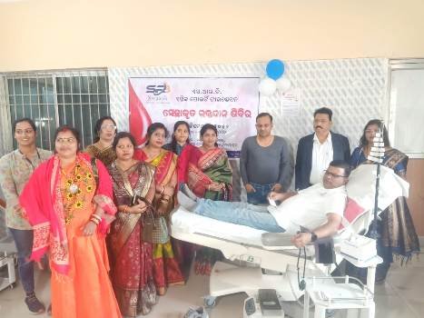 ଏସଆରବି ସ୍ୱସ୍ତିକ ପୋଭର୍ଟି ଫାଉଣ୍ଡେସନ ପକ୍ଷରୁ ରକ୍ତଦାନ ଶିବିର
