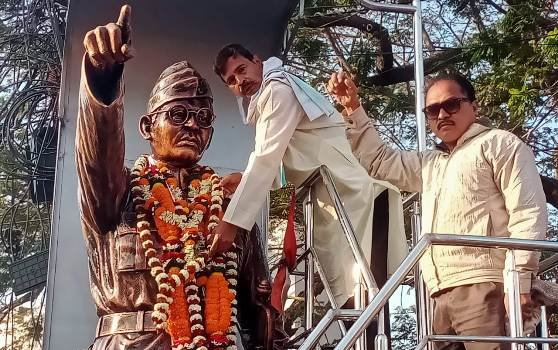 ପୂଜ୍ୟ ପୂଜା ସମିତି ପକ୍ଷରୁ ନେତାଜୀ ଜୟନ୍ତି ପାଳନ