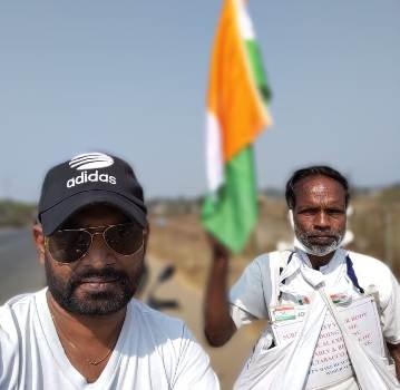 ଅଭିରାମ ଙ୍କ ଝାରସୁଗୁଡ଼ା ରୁ ରାଇରଙ୍ଗପୁର ସଚେତନତା ପଦଯାତ୍ରା