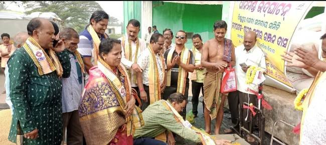 ନିମାପଡାରେ ଧାନମଣ୍ଡି ଉଦଘାଟିତ