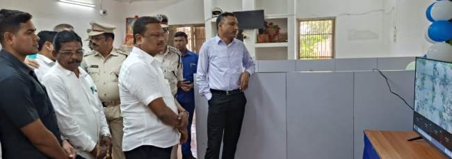 ମନ୍ତ୍ରୀଙ୍କ ଦ୍ଵାରା ସହରାଞ୍ଚଳ ସିସି କ୍ୟାମେରା ଓ ପୋଲିସ ସହାୟକ କେନ୍ଦ୍ର ଉଦଘାଟିତ