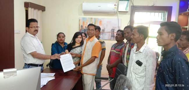 ଆବାସ ପାଇଁ ବିଜେପିର ପ୍ରତିବାଦ