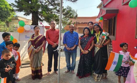 କ୍ରିଏଟିଭ୍ ସ୍କୁଲ୍‌ରେ ୭୪ତମ ସାଧାରଣତନ୍ତ୍ର ଦିବସ ପାଳିତ