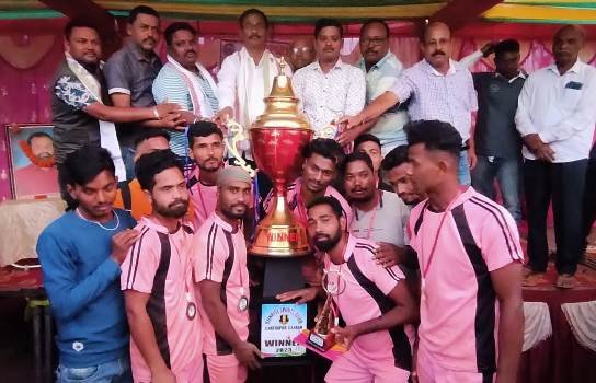 ଆନ୍ତଃଜିଲ୍ଲା ଭଲିବଲ ଟୂର୍ଣ୍ଣାମେଣ୍ଟ ଉଦଯାପିତ ଗଜପତି ଦଳକୁ ହରାଇ ରାଣ୍ଡମ (କନ୍ଧମାଳ )ଦଳ ଚମ୍ପିୟାନ