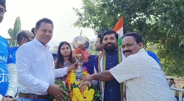 ହକି ୱାର୍ଲ୍ଡ କପ୍ ଟ୍ରୋଫିକୁ ଜିଲ୍ଲା ପ୍ରଶାସନ ପକ୍ଷରୁ ଭବ୍ୟ ସ୍ବାଗତ