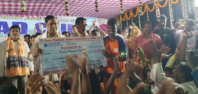 ଆଜାଦ କ୍ଲବ ପକ୍ଷରୁ ଜାତୀୟ ଫୁଟବଲ ଟୁର୍ଣ୍ଣାମେଣ୍ଟ ଉଦଯାପିତ