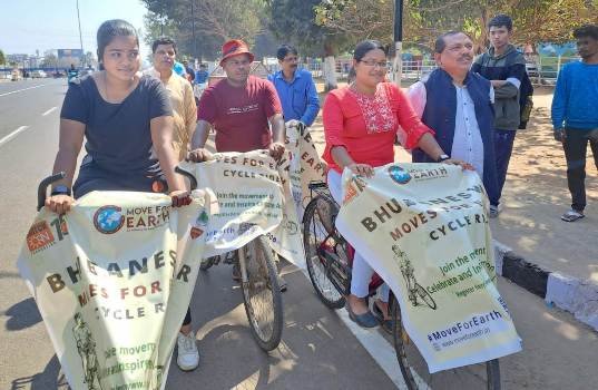 ସୁଇଚ୍ ଅନ୍ ଫାଉଣ୍ଡେସନ ଓ ପ୍ରେରଣା ପକ୍ଷରୁ ପ୍ରଦୂଷଣମୁକ୍ତ ପୃଥିବୀ ପାଇଁ ସାଇକେଲ ଶୋଭାଯାତ୍ରା