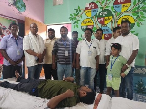 ଉଦ୍ୟମ ପକ୍ଷରୁ ସ୍ୱେଛାକୃତ ରକ୍ତଦାନ ଶିବିର