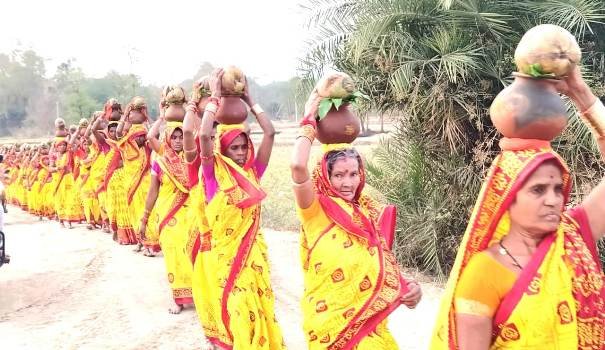 ନିମପଲି ମନ୍ଦିର ପ୍ରତିଷ୍ଠା ପାଇଁ କଳସ ଶୋଭାଯାତ୍ରା