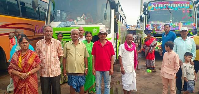ଡ୍ରାଇଭରଙ୍କ ଷ୍ଟିୟରିଂ ଛାଡ ଆନ୍ଦୋଳନ ଯୋଗୁଁ ୪୦ ଜଣ ତୀର୍ଥଯାତ୍ରୀ ଫାଶୀ ରହିଥିଲେ