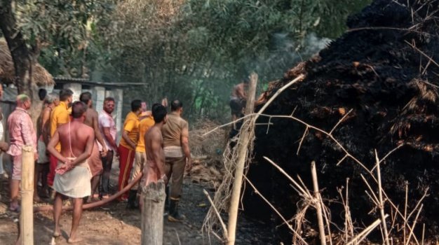 ଅଗ୍ନିକାଣ୍ଡ ଯୋଗୁ ଜଳିଗଲା ପାଳଗଦା