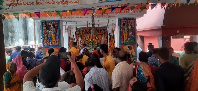 ତିନିମୁହାଣୀ ଶ୍ରୀରାମମନ୍ଦିରରେ ରାମନବମୀ ଉତ୍ସବ