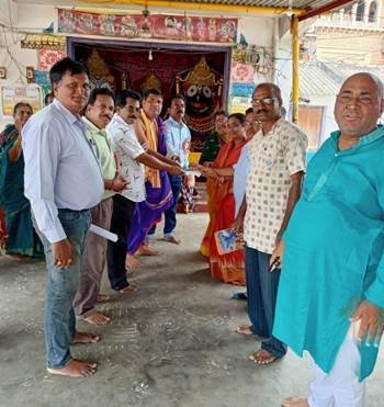 ପାରଳା ନୂତନ ଶ୍ରୀଜଗନ୍ନାଥ ମନ୍ଦିର ନିର୍ମାଣ ପାଇଁ ଭକ୍ତଙ୍କ ଦାନ