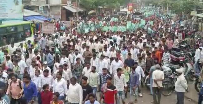 ବିଜେଡି କର୍ମୀଙ୍କୁ ଆକ୍ରମଣ ପ୍ରତିବାଦରେ ଶୋଭାଯାତ୍ରା ଓ ଗିରଫ ଦାବି