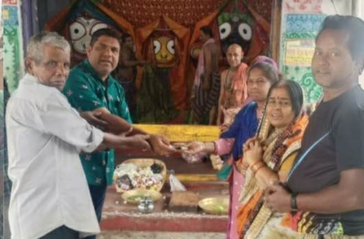 ଅକ୍ଷୟ ତୃତୀୟାରେ ପାରଳା ନୂତନ ଶ୍ରୀଜଗନ୍ନାଥ ମନ୍ଦିର ନିର୍ମାଣ ପାଇଁ ଭକ୍ତଙ୍କ ଦାନ