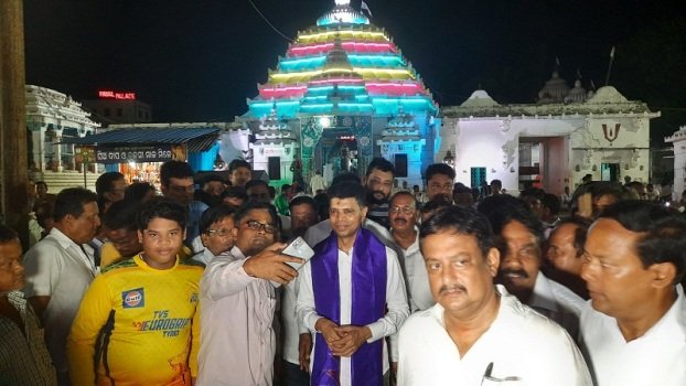 ୫-ସଚିବ ଭି.କେ.ପାଣ୍ଡିଆନ୍‌ଙ୍କ କେନ୍ଦ୍ରାପଡା ଗସ୍ତ