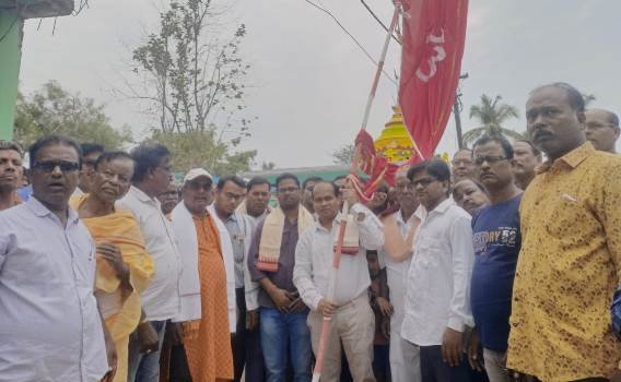 ୧୨ ବର୍ଷ ପରେ....ମା ଶୀତଳା ଠାକୁରାଣୀଙ୍କ ଯାତ୍ରା ନିମନ୍ତେ ଶୁଭଖୁଣ୍ଟି ସ୍ଥାପନ