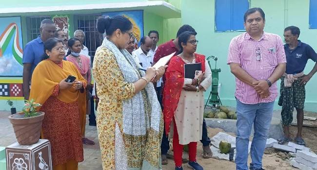 ଜିଲ୍ଲାପାଳଙ୍କ ୫-ଟି ରୂପାନ୍ତିକରଣ ବିଦ୍ୟାଳୟ ପରିଦର୍ଶନ