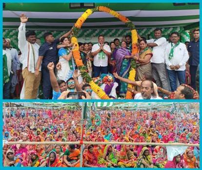 ବିଜୁ ଜନତା ଦଳର ବିଶାଳ ସାଙ୍ଗଠନିକ କାର୍ଯ୍ଯକ୍ରମ ଜନସମୁଦ୍ର ପାଲଟିଲା କଣିଆପଲ୍ଲୀ ବଡତୋଟା