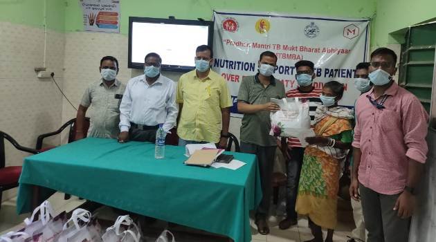 ୫୦ ଜଣ ଯକ୍ଷ୍ମା ରୋଗୀଙ୍କୁ ମାଗଣା ପୋଷଣ ଖାଦ୍ୟ ଵଣ୍ଟନ