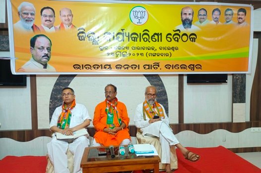 ବିଜେପି ଜିଲ୍ଲା କାର୍ଯ୍ୟକାରିଣୀ ବୈଠକ
