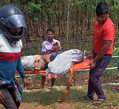 ୪୯ ନମ୍ବର ଜାତୀୟ ରାଜପଥ ପାର୍ଶ୍ବ ଲୁହାବାଡାରେ ବାଡ଼େଇ ହୋଇ ବାଇକ ଆରୋହୀ ଜଣେ ମୃତ ଜଣେ ଗୁରୁତର