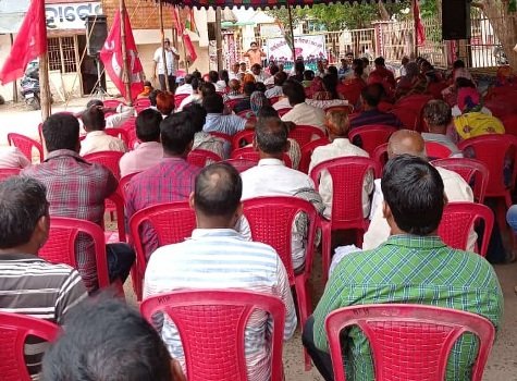 କେନ୍ଦ୍ରାପଡା ଜିଲ୍ଲା ଟ୍ରେଡ ୟୁନିଅନ ସମିତି ପକ୍ଷରୁ ବିଶ୍ୱ ଶ୍ରମିକ ଦିବସ ପାଳିତ