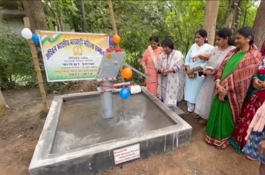 ମାରୱାଡ଼ି ମହିଳା ସମ୍ମେଳନ ପକ୍ଷରୁ ଖାନନଗରରେ ନୂତନ ନଳକୂପ ସ୍ଥାପନ