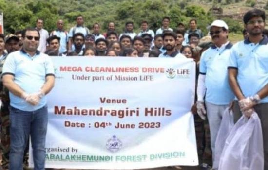 ମହେନ୍ଦ୍ରଗିରିରେ ପ୍ଲାଷ୍ଟିକ ମୁକ୍ତ ପାଇଁ ଅଭିଯାନ
