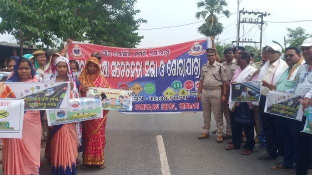 ସୋରଡ଼ା ପୋଲିସ ର ସଡ଼କ ସୁରକ୍ଷା ସଚେତନତା