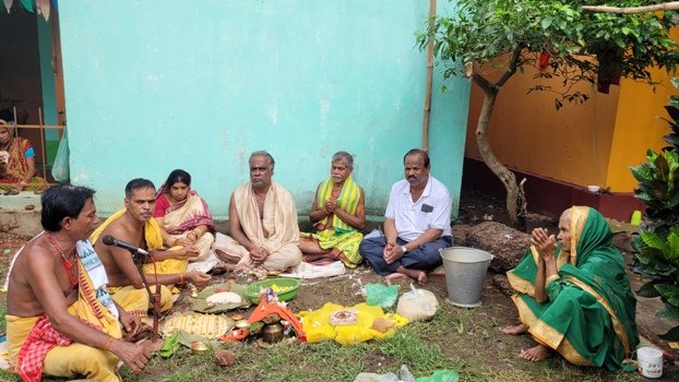 ମରଚାଇପଦା ଗ୍ରାମରେ ଜଗନ୍ନାଥ ମନ୍ଦିରର ଭୁମିପୂଜା