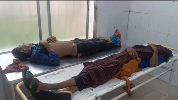 ସଡକ ଦୁର୍ଘଟଣାରେ ବାପ ମୃତ୍ୟୁ ଓ ପୁଅ ଗୁରୁତର