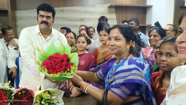 ଗଞ୍ଜାମ ଜିଲ୍ଲା ଯୋଜନା କମିଟି ଅଧ୍ୟକ୍ଷ ବିକ୍ରମଙ୍କ ଦାୟିତ୍ୱ ଗ୍ରହଣ