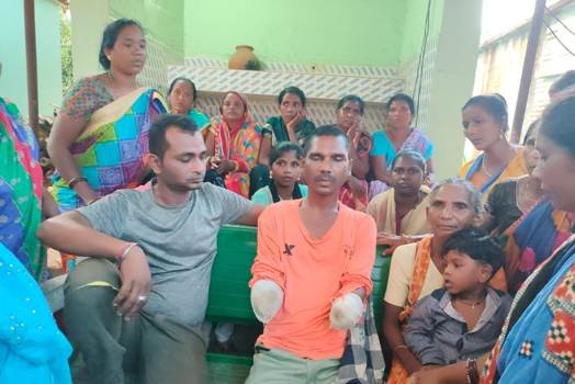 ଅଙ୍ଗଦ ର ହାତ ଆକ୍ରମଣ ନୁହେଁ ଦୁର୍ଘଟଣାରେ କଟିଛି