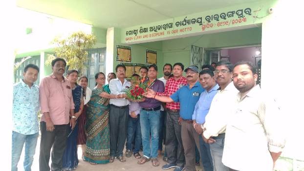 ନୂତନ ଗୋଷ୍ଠୀ ଶିକ୍ଷାଧୀକାରୀ ଭାବେ ଭାଗ୍ଯରଥୀ ମହାନ୍ତି ଙ୍କ ଯୋଗଦାନ