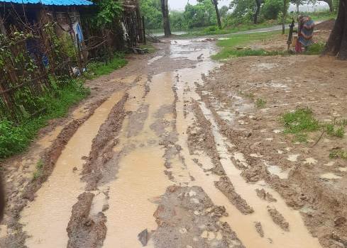 ଶାଳକଣିଆଁ ଗ୍ରାମ୍ୟ ରାସ୍ତା ଶୋଚନୀୟ, ଶୁଣୁନି ପଞ୍ଚାୟତ